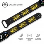 Ремешок TPU Armorstandart This is the Way для Xiaomi Mi Band 7 6 5 Appeal Black (ARM59258)