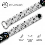 Ремешок TPU Armorstandart This is the Way для Xiaomi Mi Band 7 6 5 Dark Lord icon Transparent (ARM5926