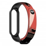 Ремешок TPU Armorstandart Superhero для Xiaomi Mi Band 7 6 5 Bat siluet Black (ARM59264) Ремешок TPU Armorstandart Superhero для Xiaomi Mi Band 7 6 5 Bat siluet Black (ARM59264)