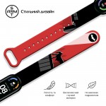 Ремешок TPU Armorstandart Superhero для Xiaomi Mi Band 7 6 5 Bat siluet Black (ARM59264) Ремешок TPU Armorstandart Superhero для Xiaomi Mi Band 7 6 5 Bat siluet Black (ARM59264)