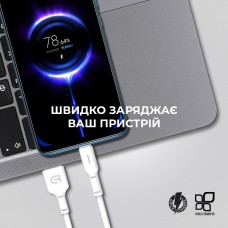 Кабель USB-Type-C ArmorStandart AR12 3A 1m White (ARM59530)