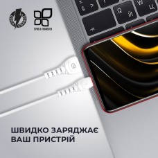Кабель USB-Lightning ArmorStandart AR16 3A 1m White (ARM59534)