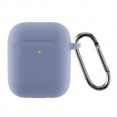 Чехол ArmorStandart TPU Ultrathin With Hook для кейса наушников Apple AirPods 2 Lavender/Grey (ARM59