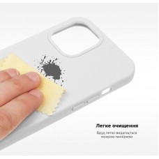 Чехол накладка TPU Armorstandart Silicone Case для Apple iPhone 13 Pro Black (ARM59961)