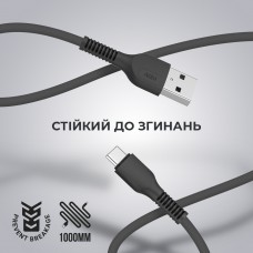 Кабель USB-Type-C ArmorStandart AR88 2.4A 1m Black (ARM60006)