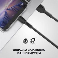 Кабель USB-Type-C ArmorStandart AR88 2.4A 1m Black (ARM60006)