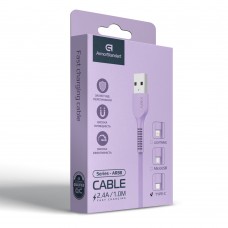 Кабель USB-Type-C ArmorStandart AR88 2.4A 1m Purple (ARM60007)