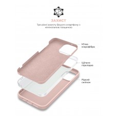 Чехол накладка TPU Armorstandart ICON2 для Apple iPhone 11 Pink Sand (ARM60555)