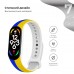Ремешок TPU ArmorStandart для Xiaomi Mi Band 7 6 5 New Style Blue/Yellow (ARM61907)