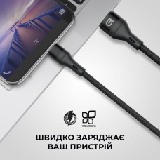 Кабель ArmorStandart AR87 USB-Lightning 3A 1.2m Black (ARM64037)