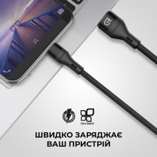 Кабель ArmorStandart AR87 USB-MicroUSB 3A 1.2m Black (ARM64038)