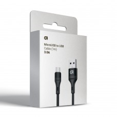 Кабель ArmorStandart AR77 USB-MicroUSB 3A 1m Black (ARM64040)