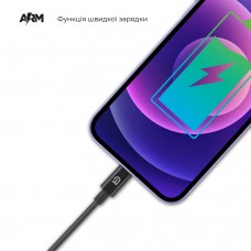 Кабель ArmorStandart AMD818B USB-Lightning 1m Black (ARM64287)