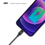 Кабель ArmorStandart AMQGJ2B Type-C-Lightning 1m Black (ARM64293)