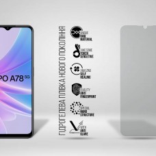 Гидрогелевая пленка ArmorStandart Matte для Oppo A78 5G A58 5G A58x 5G (ARM66482) Transparent