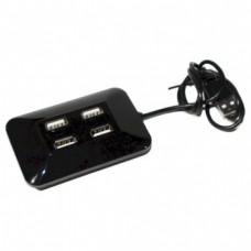USB HUB Atcom USB-USB 4USB 2.0 TD4006 Black (AT10726)