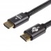 Кабель HDMI-HDMI Atcom Premium ver 2.0 4К 60HZ ACTIVE 1m пакет Black (AT23781)