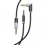 Кабель Audio Aux 3.5мм-3.5мм M/M SkyDolphin SR09 Rotate Aluminium 1m Black/Grey (AUX-000063)