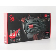 Клавиатура A4Tech Bloody B318 LK Black USB