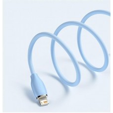 Кабель USB-Lightning Baseus Jelly Liquid Silica Gel 2.4A 1.2m Blue (CAGD000003)