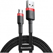 Кабель USB-microUSB Baseus Cafule 3m Black/Red (CAMKLF-H91)