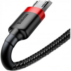 Кабель USB-microUSB Baseus Cafule 3m Black/Red (CAMKLF-H91)