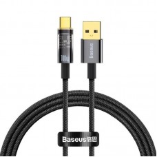 Кабель USB-Type-C Baseus Explorer 5A 100W 1m Black (CATS000201)