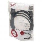 Кабель DisplayPort-HDMI Cablexpert 1.8m Black