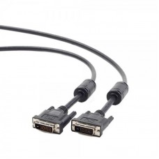 Кабель DVI-D-DVI-D Dual link Cablexpert 1.8m Black