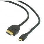 Кабель HDMI-microHDMI v.2.0 Cablexpert 4.5m Black