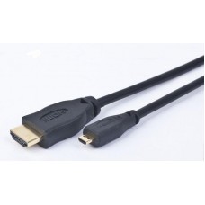 Кабель HDMI-microHDMI v.2.0 вилка/вилка Cablexpert 1.8m Black