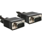 Кабель VGA-VGA HD15M/HD15M с 2-мя фер. кольцами двойной экран Gembird 20m Black
