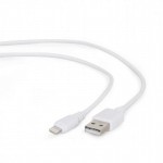 Кабель USB-Lightning Cablexpert 0.1m White (CC-USB2-AMLM-W-0.1M)