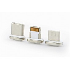 Кабель 3 в 1 USB-Lightning-MicroUSB-Type-C Cablexpert 1m Silver (CC-USB2-AMLM31-1M)