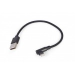 Кабель USB-Lightning Cablexpert 0.2m Black (CC-USB2-AMLML-0.2M)