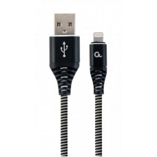 Кабель USB-Type-C Cablexpert премиум 1m 2.1A Black (CC-USB2B-AMCM-1M-BW)