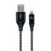 Кабель USB-Type-C Cablexpert премиум 1m 2.1A Black (CC-USB2B-AMCM-1M-BW)