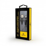 Кабель USB-Lightning Cablexpert премиум 2m 2.1A Black (CC-USB2B-AMLM-2M-BW)
