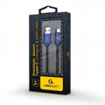 Кабель USB-Type-C Cablexpert 2.1A 2m Blue (CC-USB2J-AMCM-2M-BL)