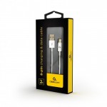 Кабель USB-Lightning Cablexpert премиум 2.1A 2m White (CC-USB2P-AMLM-2M-W)