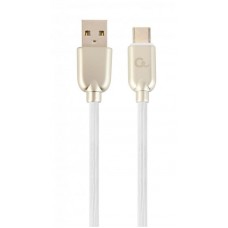 Кабель USB-Type-C Cablexpert премиум 2.1A 2m White (CC-USB2R-AMCM-2M-W)