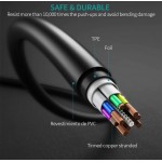 Кабель Type-C-Type-C Choetech 3A 0.5м Black (CC0001)