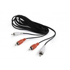 Кабель Audio 2RCA-2RCA Cablexpert 1.8m Black