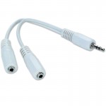 Кабель Audio 3.5мм-3.5мм Cablexpert 0.1m stereo White (CCA-415W)