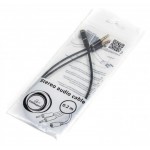 Кабель Audio 3.5мм-3.5мм stereo Cablexpert 0.2m Black