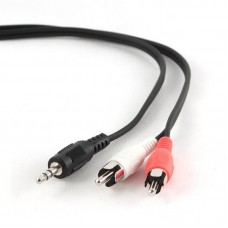 Кабель Audio 3.5мм-2RCA Cablexpert 15m стерео Black