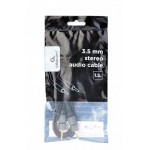 Кабель Audio 3.5мм-3.5мм Cablexpert 1.5m Black (CCAP-3535MM-1.5M)