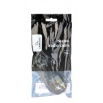 Кабель Audio Cablexpert 3.5мм-3RCA 1.5m Black (CCAP-4P3R-1.5M)