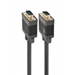 Кабель VGA-VGA Cablexpert (CCB-PPVGA-1.5M) M/M двойное экранир с 2-мя феррит 1.5m Black