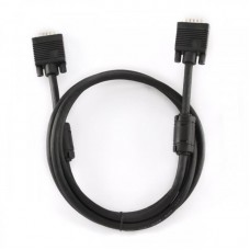 Кабель VGA-VGA Cablexpert (CCB-PPVGA-1.5M) M/M двойное экранир с 2-мя феррит 1.5m Black